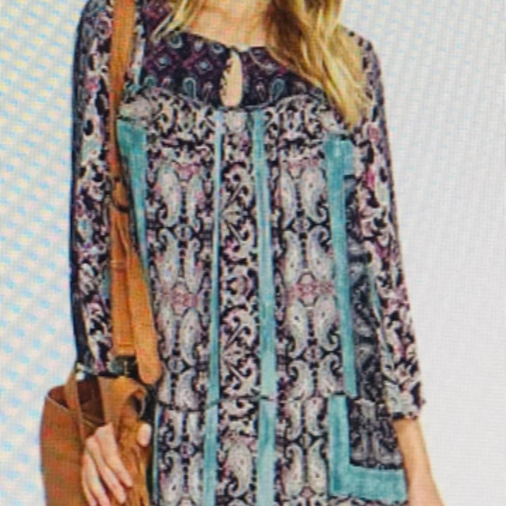 Lucky Brand Women's Scarf Print Dress